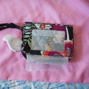 NEW RFID Petite Zip-Around Wallet in Kauai Floral Pattern NWT